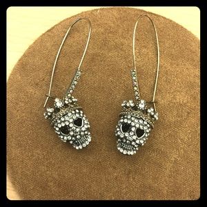 Betsey Johnson Skull Dangles